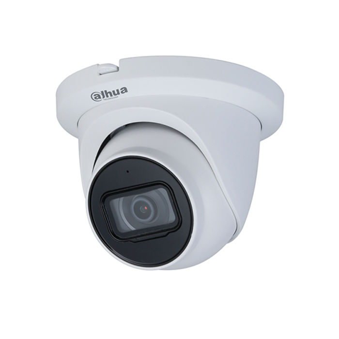 Camara Domo Turret IP 4 MP H.265 Lente 2.8 mm 103° Visión nocturna 50 m PoE con Ranura MicroSD Micrófono Integrado DH-IPC-HDW3441TMN-AS-0280B