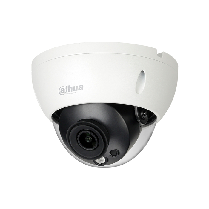 Camara Domo IP 4 MP H.265+ Lente 2.8 mm 113° Visión nocturna 50 m PoE con Ranura MicroSD Antivandálica IK10 DH-IPC-HDBW5442RN-S-0280B