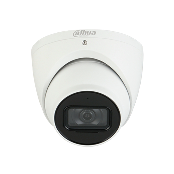 Camara Domo Turret IP 2 MP H.265 Lente 2.8 mm 106° Visión nocturna 50 m PoE con Ranura MicroSD Micrófono Integrado DH-IPC-HDW5241TMN-ASE-0280B