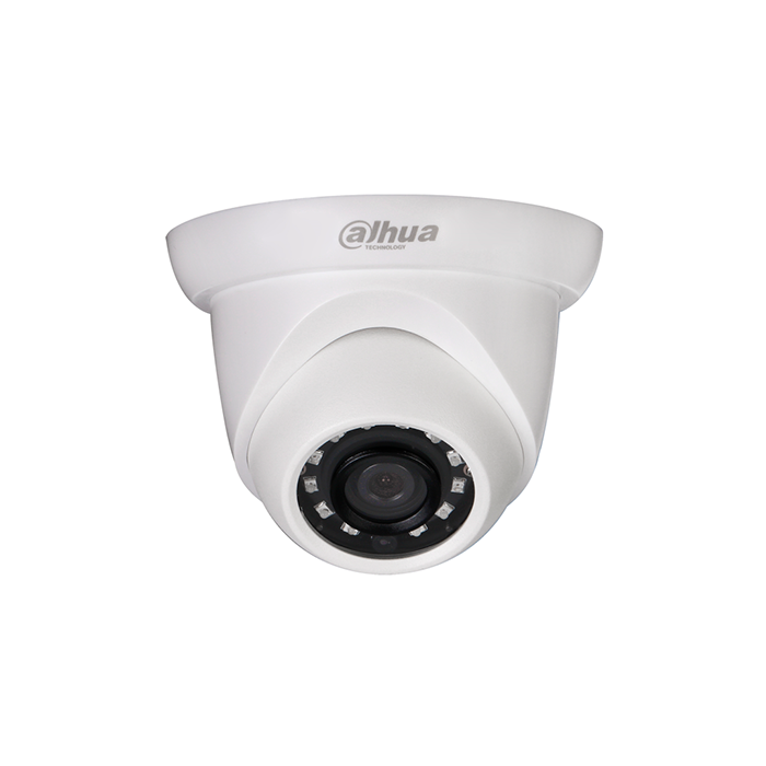 Camara Domo Turret IP 4 MP H.265 Lente 2.8 mm 104° Visión nocturna 30 m PoE DH-IPC-HDW1431SN-0280B-S4