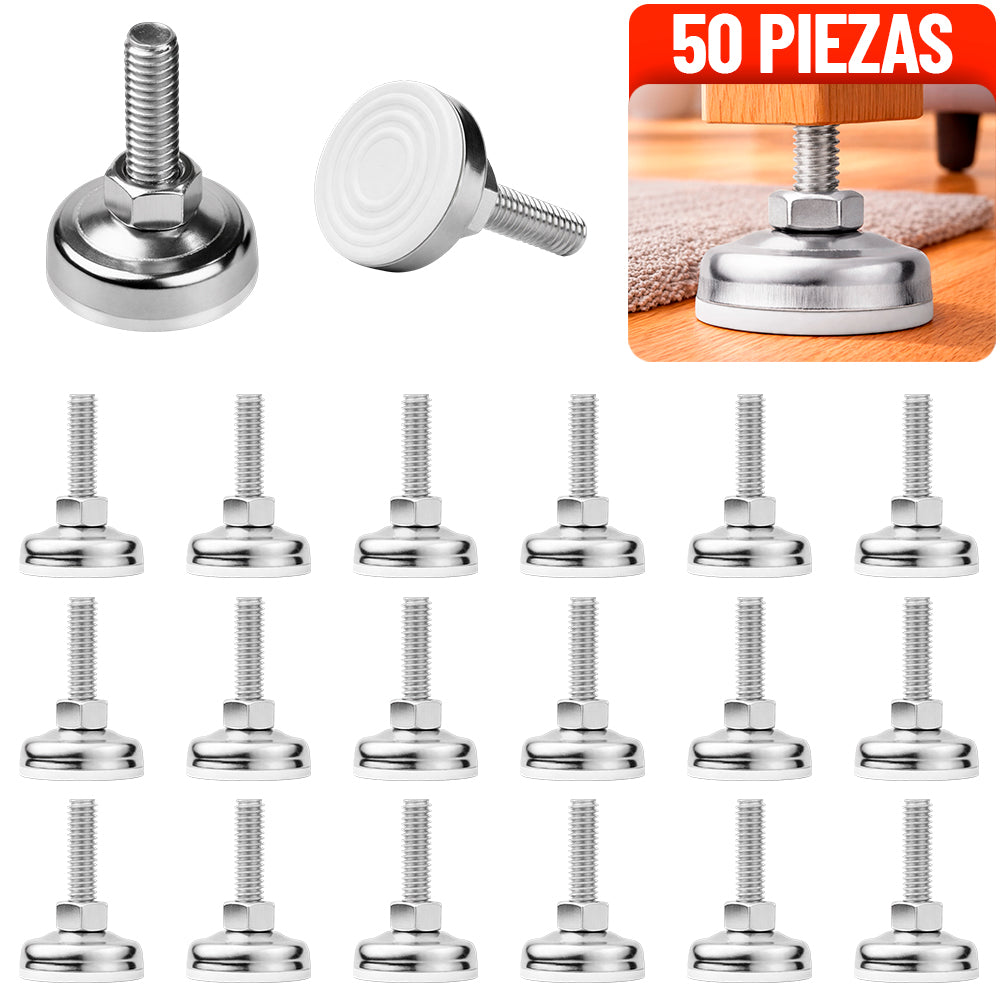 Nivelador Metalico Base 3 CM Rosca 5/16