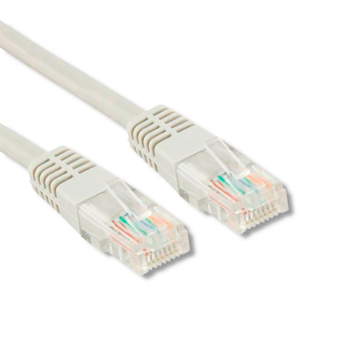Cable Patch Cord Categoría 6A UTP 1.2 m Conector RJ45 a RJ45 Calibre 28 AWG UL Blanco CAD1109004