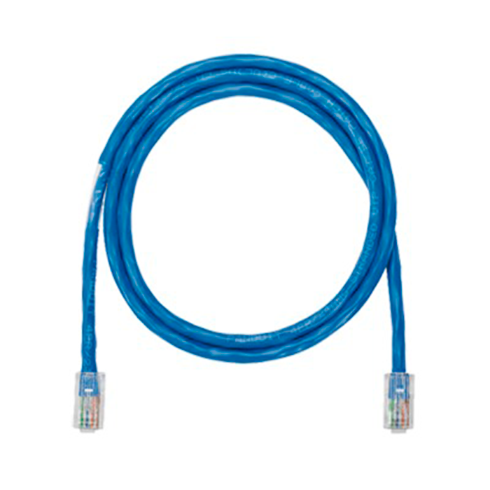 Cable Patch Cord NetKey Categoría 5e UTP 3 m Conector RJ45 a RJ45 Calibre 24 AWG UL Azul NK5EPC10BUY