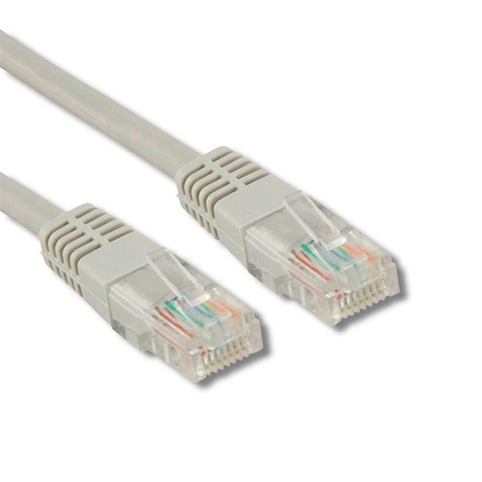 Cable Patch Cord Categoría 5e UTP 1.2 m Conector RJ45 a RJ45 Calibre 24 AWG Blanco C501108004