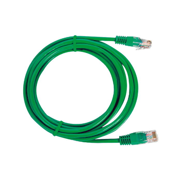 Cable Patch Cord Categoría 6 UTP 7 m Conector RJ45 a RJ45 Calibre 24 AWG Verde LP-UT6-700-GN