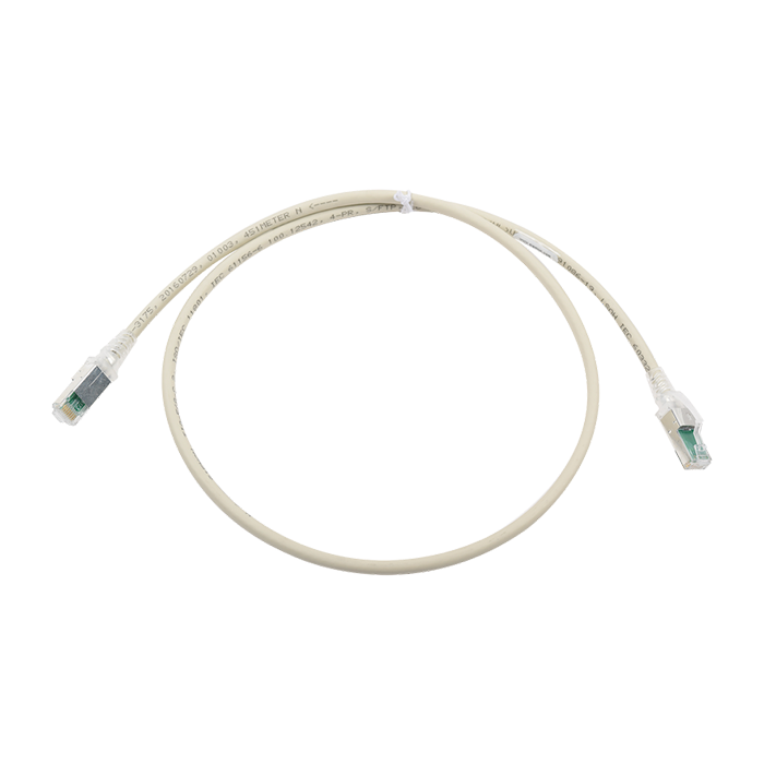 Cable Patch Cord Z-Max Categoría 6A S/FTP .9 m Conector RJ45 a RJ45 Calibre 26 AWG UL Gris ZM6A-S03-04B
