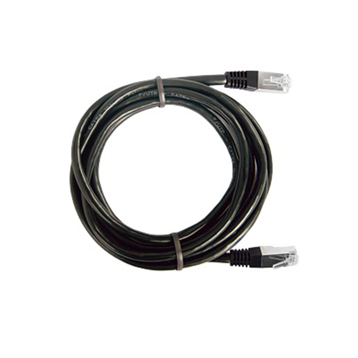 Cable Patch Cord Categoría 6 FTP 3 m Conector RJ45 a RJ45 Calibre 26 AWG Negro LP-FT7-300-BK