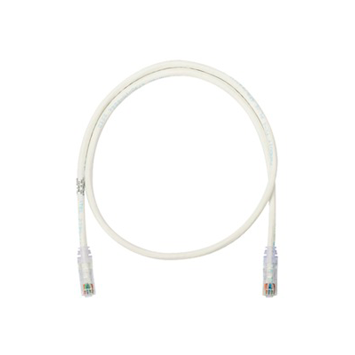 Cable Patch Cord NetKey Categoría 6 UTP 2 m Conector RJ45 a RJ45 Calibre 24 AWG UL Blanco Mate NK6PC7Y
