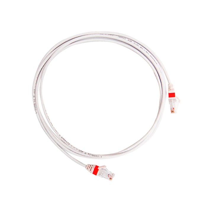 Cable Patch Cord Categoría 6 UTP 2.1 m Conector RJ45 a RJ45 Calibre 28 AWG Blanco EPRO-6PC210-WH