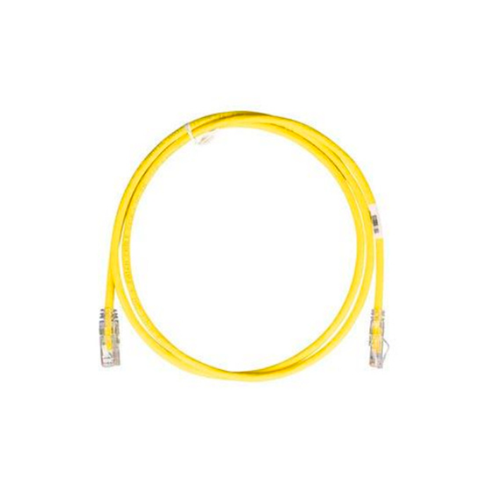 Cable Patch Cord Categoría 6 UTP 3 m Conector RJ45 a RJ45 Calibre 24 AWG Amarillo C601114010