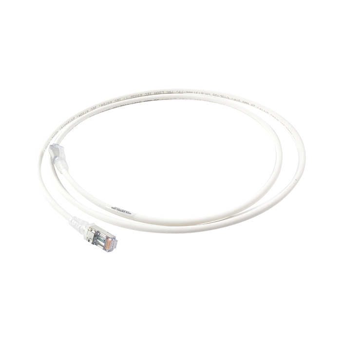 Cable Patch Cord SkinnyPatch Categoría 6A S/FTP 1.5 m Conector RJ45 a RJ45 Calibre 28 AWG UL Blanco SP6A-S05-02