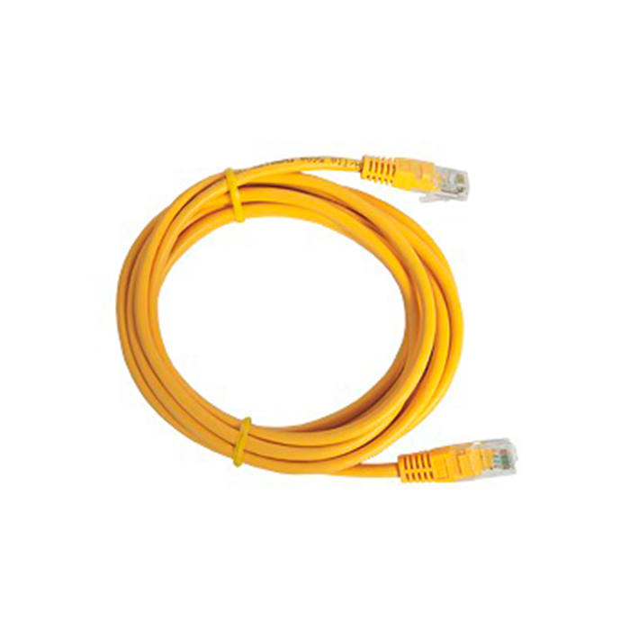 Cable Patch Cord Categoría 6 UTP 3 m Conector RJ45 a RJ45 Calibre 26 AWG Amarillo LP-UT6-300-YE