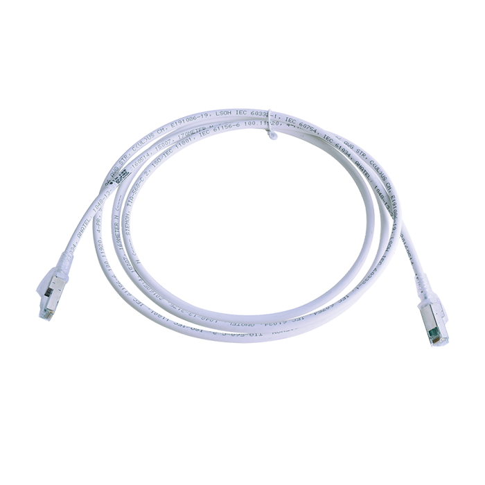 Cable Patch Cord Z-Max Categoría 6A S/FTP 2.1 m Conector RJ45 a RJ45 Calibre 26 AWG UL Blanco ZM6A-S07-02B