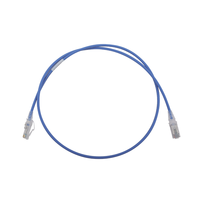 Cable Patch Cord Mc Categoría 6 UTP .9 m Conector RJ45 a RJ45 Calibre 26 AWG UL Azul MC6-03-0628