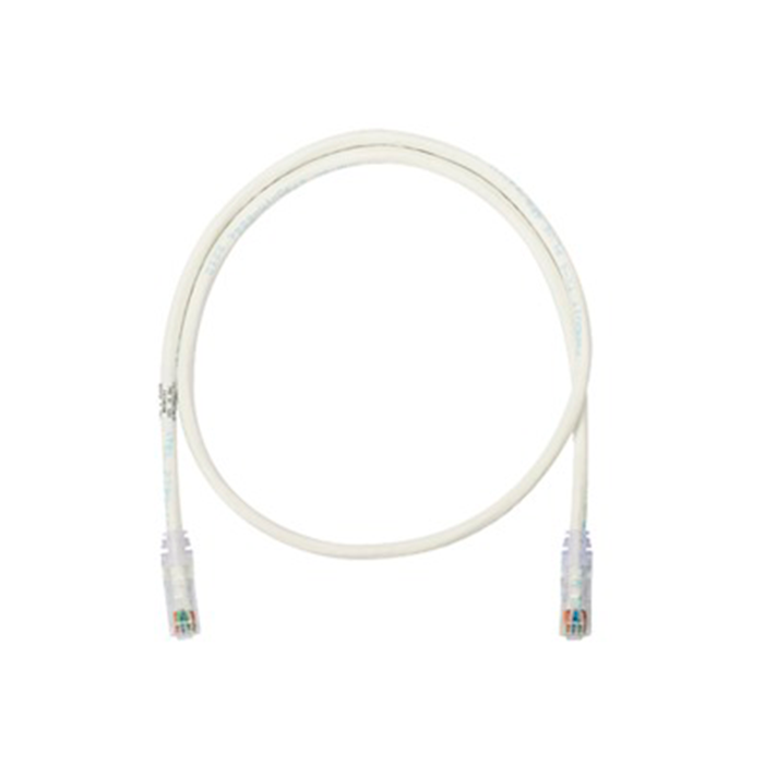 Cable Patch Cord NetKey Categoría 6 UTP 1.5 m Conector RJ45 a RJ45 Calibre 24 AWG UL Blanco Mate NK6PC5Y