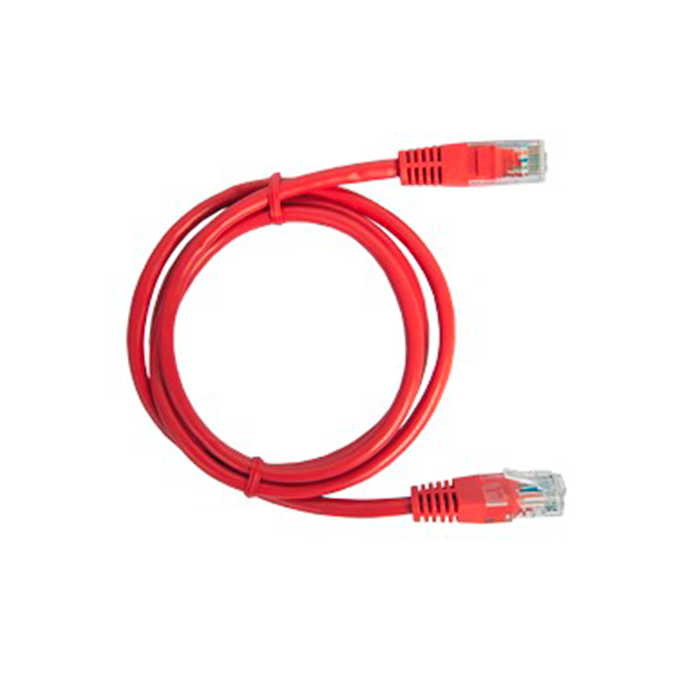 Cable Patch Cord Categoría 6 UTP .5 m Conector RJ45 a RJ45 Calibre 26 AWG Rojo LP-UT6-050-RD