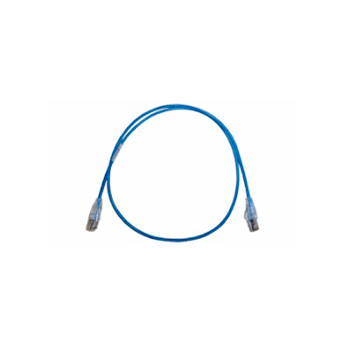 Cable Patch Cord Categoría 6A UTP 3 m Conector RJ45 a RJ45 Calibre 28 AWG Azul CAD1106010