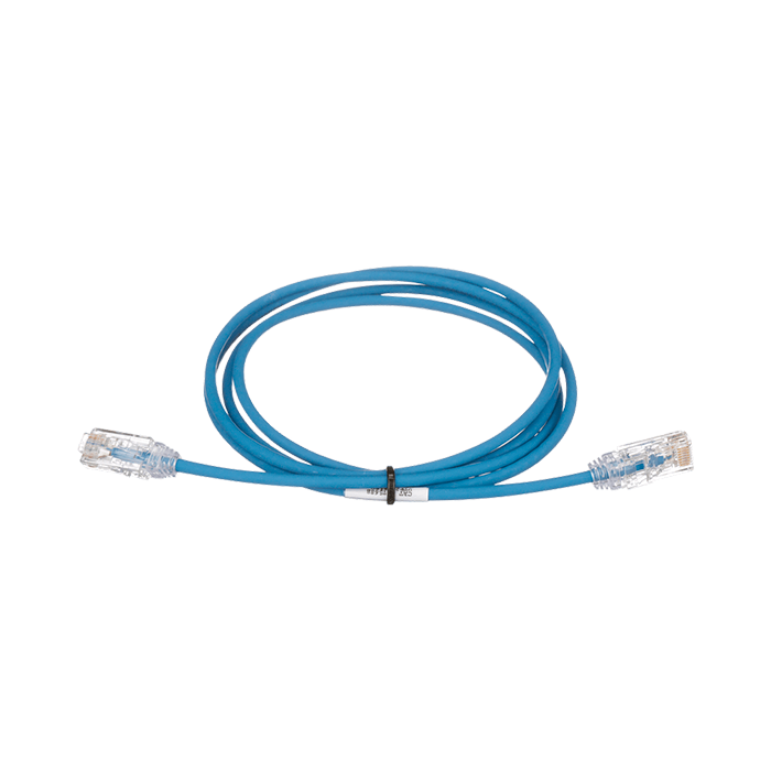 Cable Patch Cord TX6 Categoría 6 UTP .9 m Conector RJ45 a RJ45 Calibre 28 AWG UL Azul UTP28SP3BU