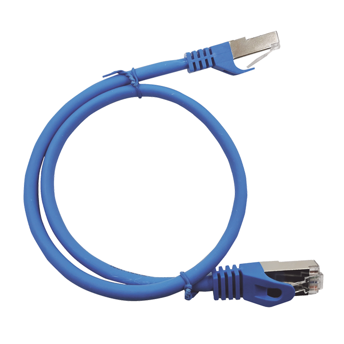 Cable Patch Cord Categoría 6A UTP 1 m Conector RJ45 a RJ45 Calibre 27 AWG Azul LP-STP-6A-100BU