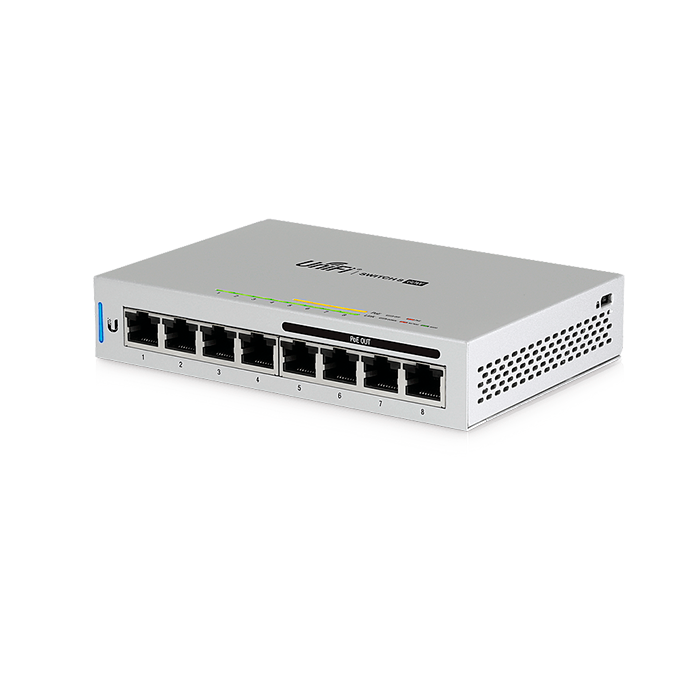 Switch PoE Administrable 100 m Velocidad 10/100/1000 Mbps 4 Puertos PoE 60 W Blanco US-8-60W