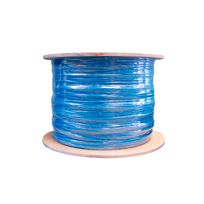 Bobina 1524 m de Cable Cat 6 UTP CCU 100% Cobre Interior Color Azul 2412 0065000