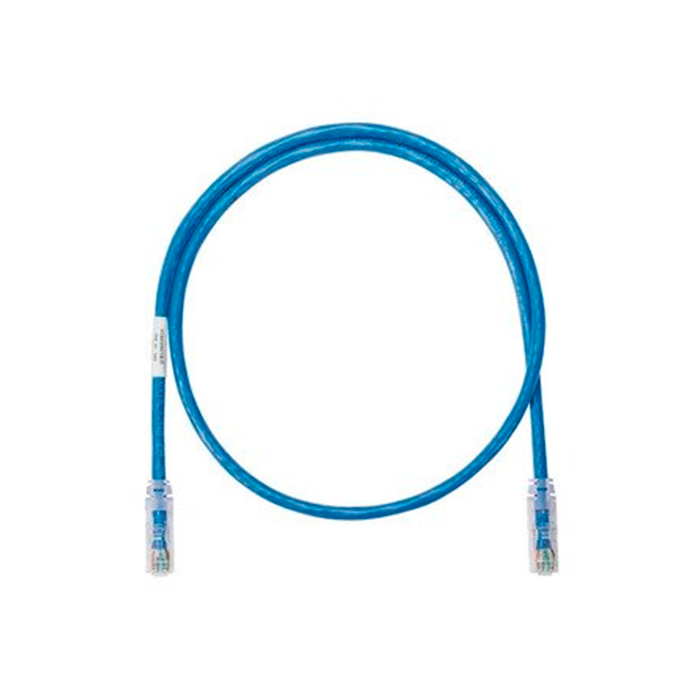 Cable Patch Cord Categoría 6 UTP .3 m Conector RJ45 a RJ45 Calibre 24 AWG Azul C601106001
