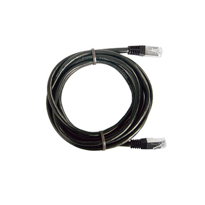 Cable Patch Cord Categoría 5e FTP 1 m Conector RJ45 a RJ45 Calibre 26 AWG Negro LP-FT4-100-BK