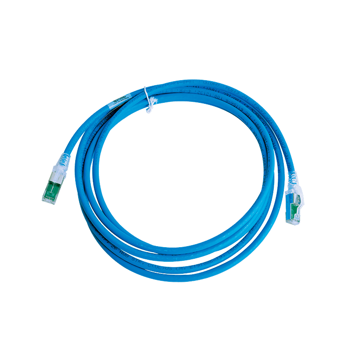 Cable Patch Cord Z-Max Categoría 6A S/FTP 3 m Conector RJ45 a RJ45 Calibre 26 AWG UL Azul ZM6A-S10-06B