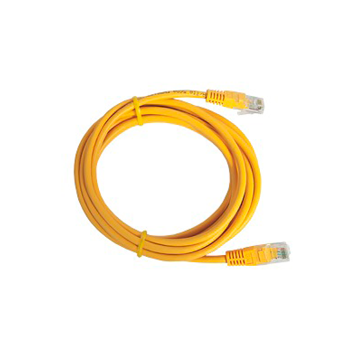 Cable Patch Cord Categoría 6 UTP 1 m Conector RJ45 a RJ45 Calibre 26 AWG Amarillo LP-UT6-100-YE