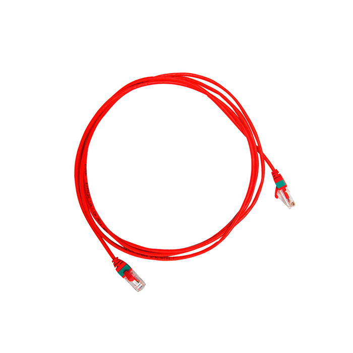 Cable Patch Cord Categoría 6 UTP 2.1 m Conector RJ45 a RJ45 Calibre 28 AWG Rojo EPRO-6PC210-RD