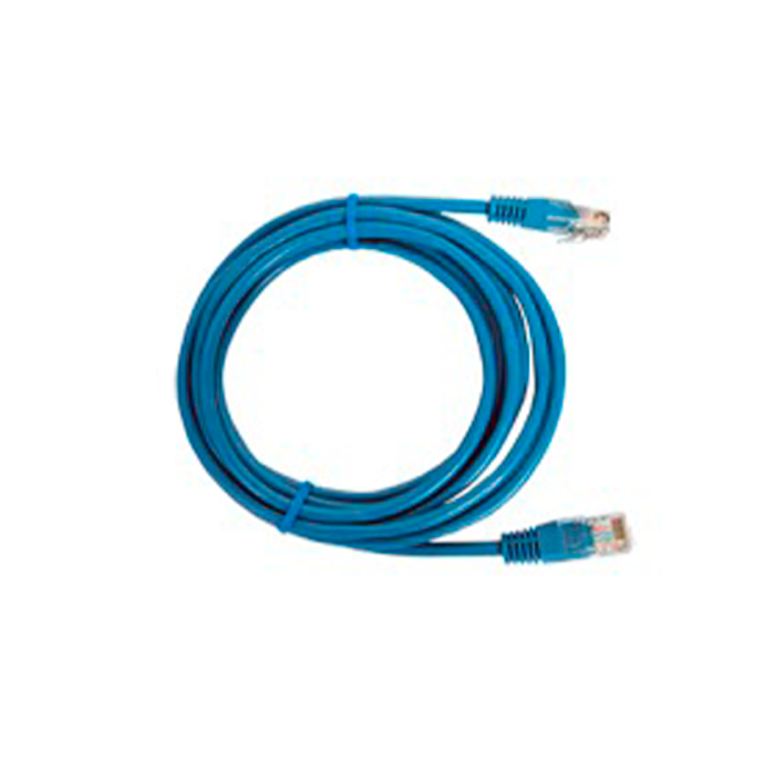 Cable Patch Cord Categoría 5e UTP 3 m Conector RJ45 a RJ45 Calibre 26 AWG Azul LP-UT3-300-BU