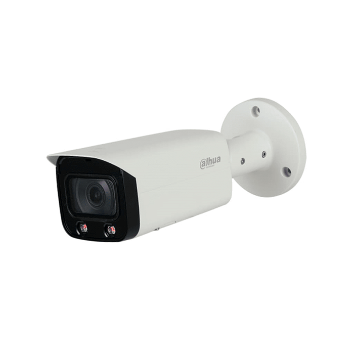 Camara IP 4 MP H.265+ Lente 3.6 mm 89° Full Color Video a Color Dia y Noche PoE con Ranura MicroSD DH-IPC-HFW5442TN-AS-LED-0360B