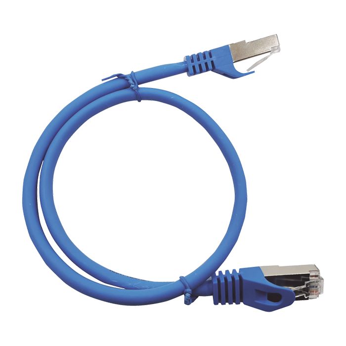 Cable Patch Cord Categoría 6A UTP 2 m Conector RJ45 a RJ45 Calibre 27 AWG Azul LP-STP-6A-200BU