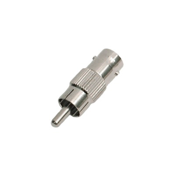 Conector adaptador BNC para cable coaxial RG59/RG6 hembra a cable de audio RCA macho TT-RG-03