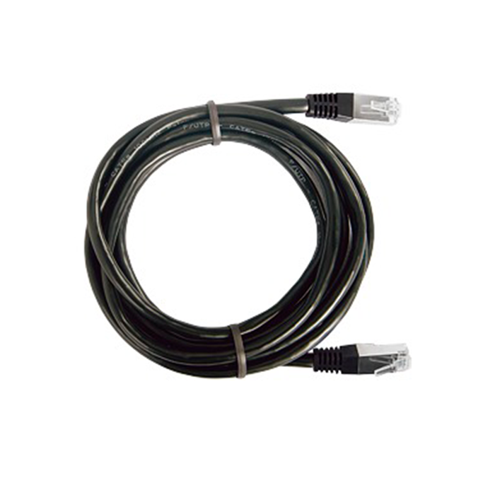 Cable Patch Cord Categoría 6 FTP .5 m Conector RJ45 a RJ45 Calibre 26 AWG Negro LP-FT7-050-BK