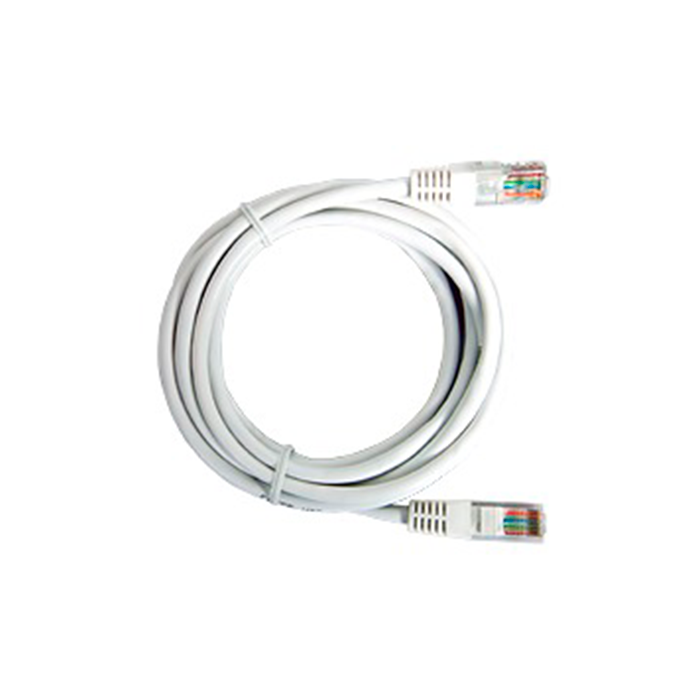 Cable Patch Cord Categoría 6 UTP 1 m Conector RJ45 a RJ45 Calibre 26 AWG Blanco LP-UT6-100-WH