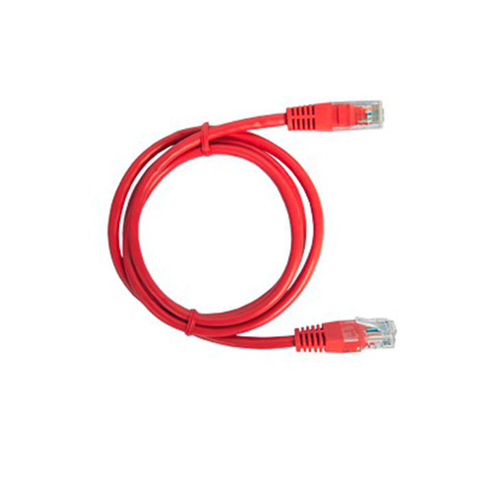 Cable Patch Cord Categoría 5e UTP 3 m Conector RJ45 a RJ45 Calibre 26 AWG Rojo LP-UT3-300-RD
