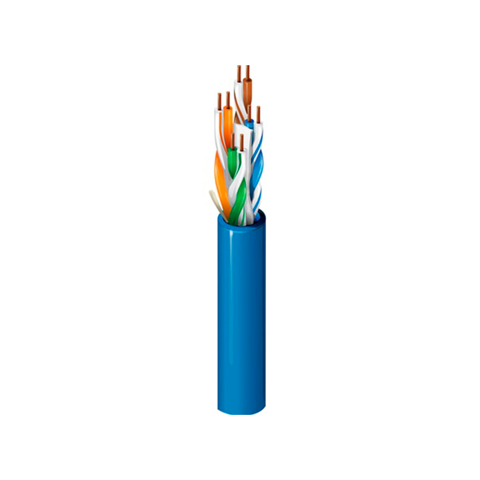 Cable Patch Cord Categoría 6 UTP 7.5 m Conector RJ45 a RJ45 Calibre 24 AWG Azul C601106025