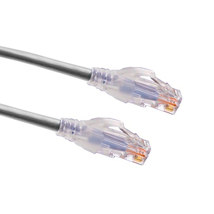 Cable Patch Cord Categoría 6 UTP 3 m Conector RJ45 a RJ45 Calibre 24 AWG Gris C601108010