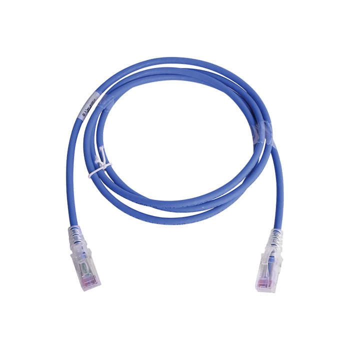 Cable Patch Cord Mc Categoría 6 UTP 1.5 m Conector RJ45 a RJ45 Calibre 26 AWG UL Azul MC6-05-06B