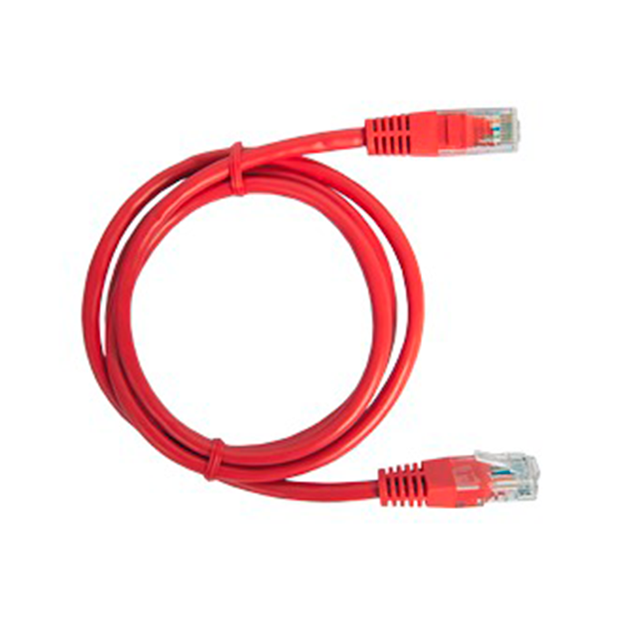 Cable Patch Cord Categoría 6 UTP 2 m Conector RJ45 a RJ45 Calibre 26 AWG Rojo LP-UT6-200-RD