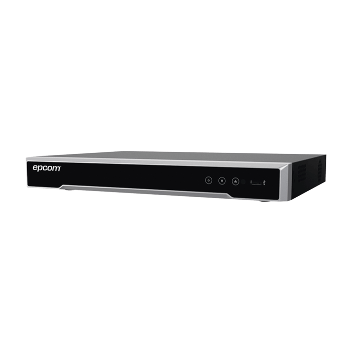 DVR 4 Canales 8 MP (4K) TVI CVI AHD CVBS +4 Canales IP 8 MP (4K) H.265+ Soporta 1 Disco Duro Videoanálisis y AcuSense EV-8004TURBO-D