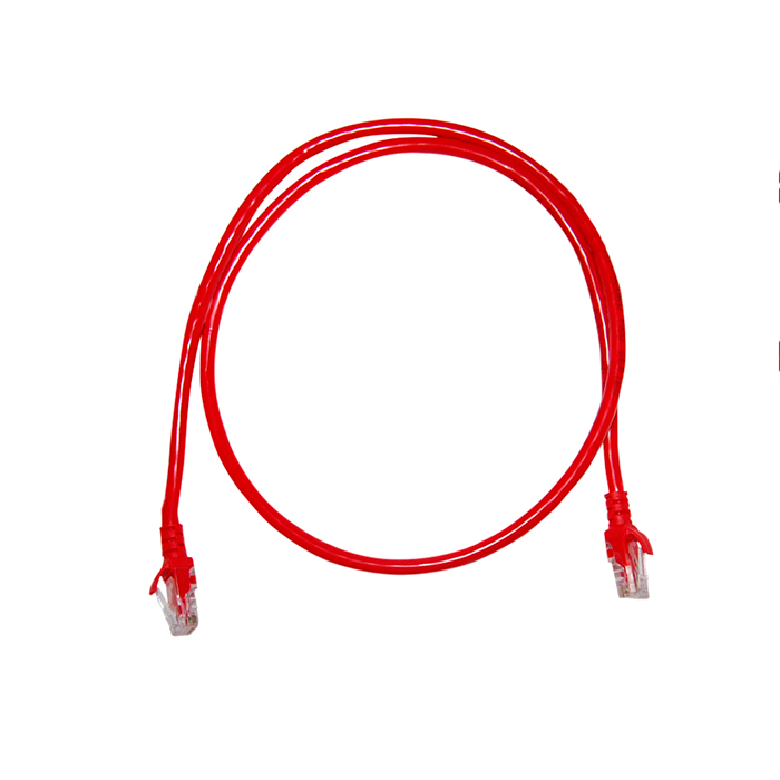 Cable Patch Cord Pro-ll Categoría 6 UTP .9 m Conector RJ45 a RJ45 Calibre 24 AWG Rojo P6P03