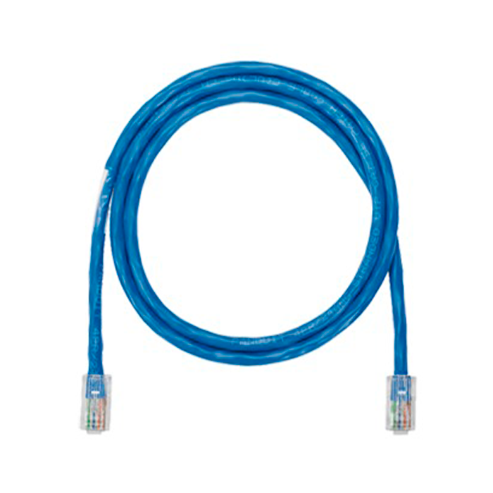 Cable Patch Cord NetKey Categoría 5e UTP 1 m Conector RJ45 a RJ45 Calibre 24 AWG UL Azul NK5EPC3BUY