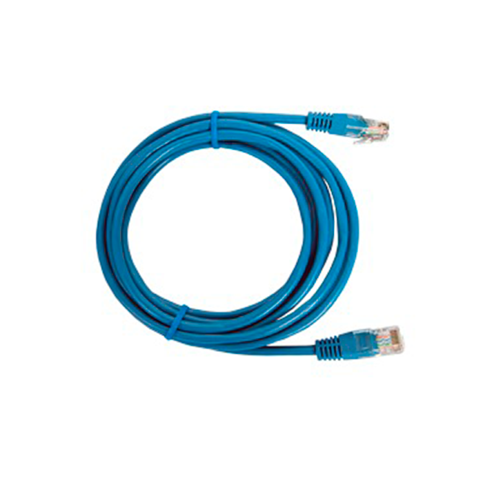 Cable Patch Cord Categoría 6 UTP 1 m Conector RJ45 a RJ45 Calibre 26 AWG Azul LP-UT6-100-BU