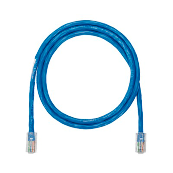Cable Patch Cord NetKey Categoría 5e UTP 1.5 m Conector RJ45 a RJ45 Calibre 24 AWG UL Azul NK5EPC5BUY