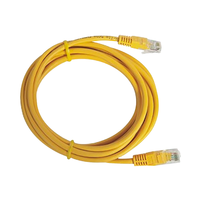 Cable Patch Cord Categoría 5e UTP 7 m Conector RJ45 a RJ45 Calibre 26 AWG Amarillo LP-UT3-700-YE
