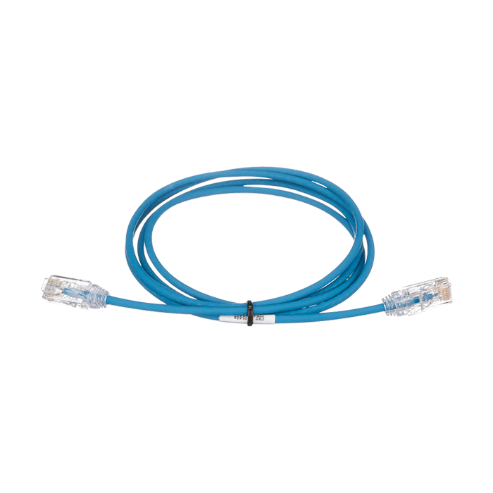 Cable Patch Cord TX6 Categoría 6 UTP 3 m Conector RJ45 a RJ45 Calibre 28 AWG UL Azul UTP28SP10BU