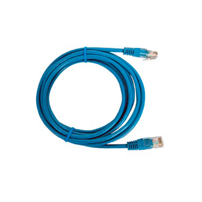 Cable Patch Cord Categoría 6 UTP 2 m Conector RJ45 a RJ45 Calibre 26 AWG Azul LP-UT6-200-BU