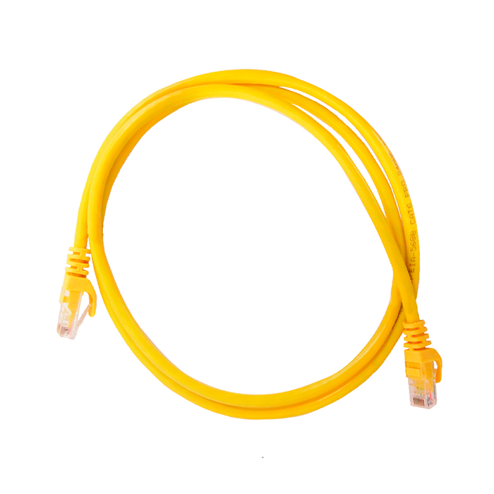 Cable Patch Cord Pro-ll Categoría 6 UTP 1.2 m Conector RJ45 a RJ45 Calibre 24 AWG Amarillo P6012Y